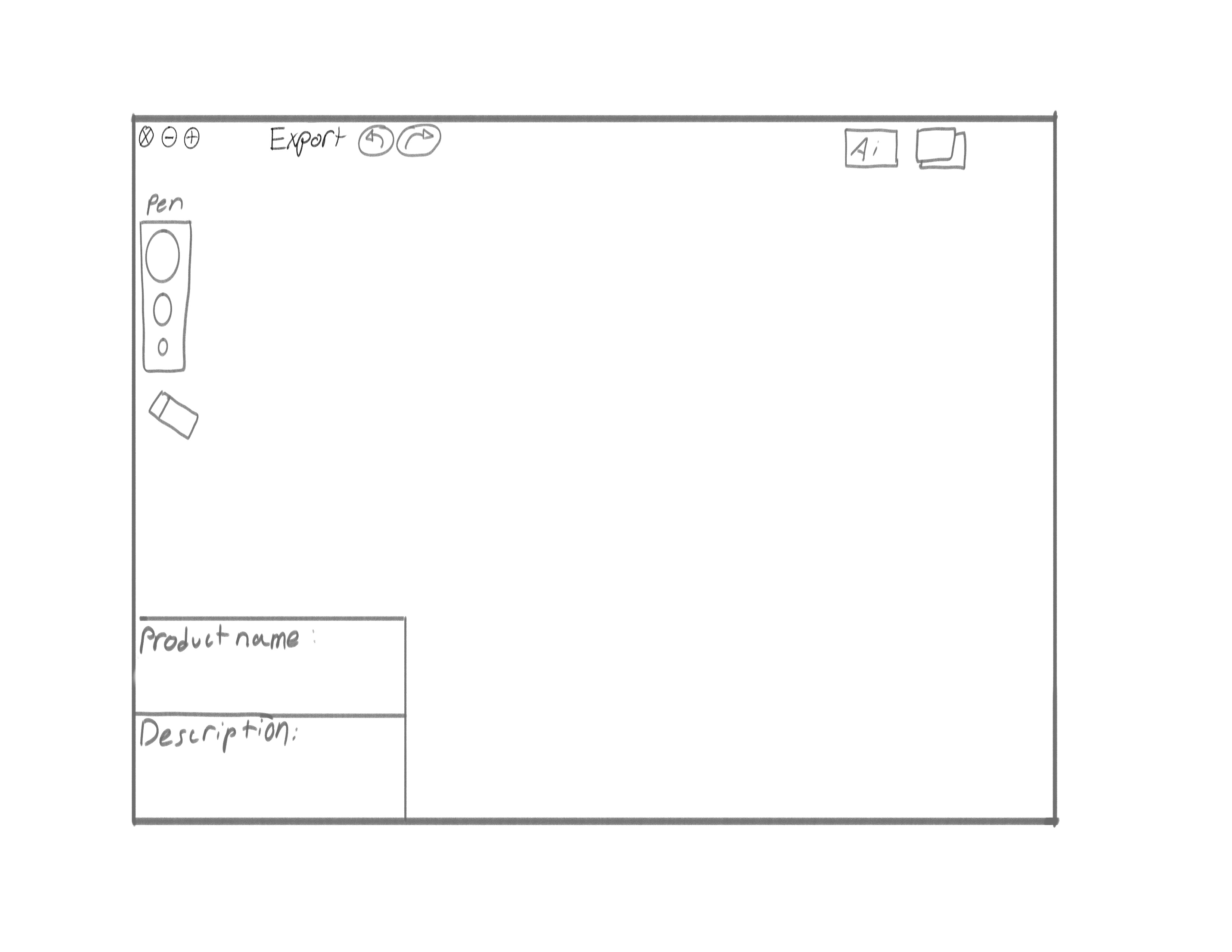 Early prototype sketching and conceptual ideation